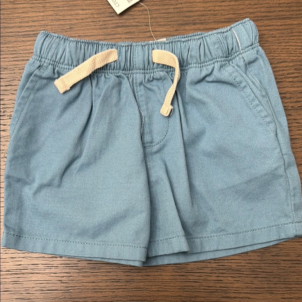 Crewcuts Light Blue Drawstring Casual Shorts